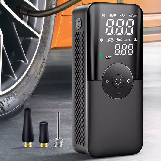 Bomba de ar digital recarregável Carsun, inflador de pneus portátil, compressor digital, sem fio, inflador de pneus de carro, bicicleta, motos, para bolas, colchão inflável entre outros